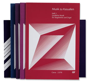 Musik zu Kasualien, Hefte 1-5 - Noten | Carus-Verlag