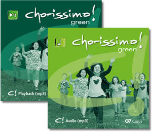 chorissimo! green. Medien-Set - CDs, Choir Coaches, Medien | Carus-Verlag