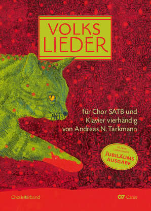 Volkslieder für Chor SATB und Klavier vierhändig von Andreas N. Tarkmann - Sheet music | Carus-Verlag