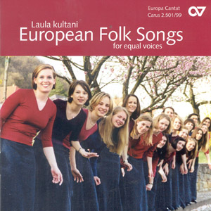 Chorbuch European Folksongs (gleiche Stimmen)