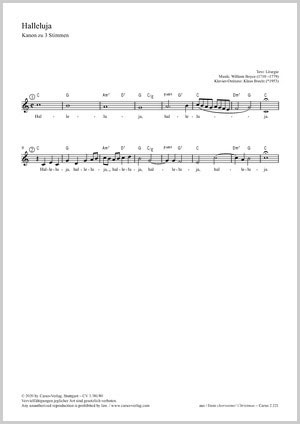 Boyce: Halleluja - Sheet music | Carus-Verlag