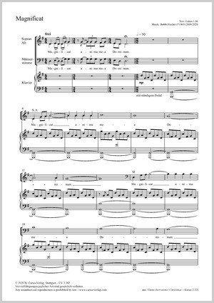 Fischer: Magnificat - Sheet music | Carus-Verlag