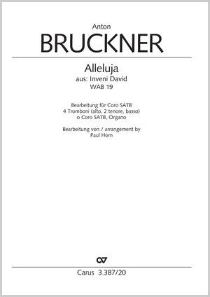 Bruckner: Alleluja - Sheet music | Carus-Verlag