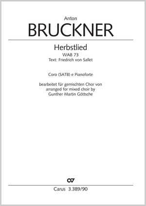 Bruckner: Herbstlied - Sheet music | Carus-Verlag
