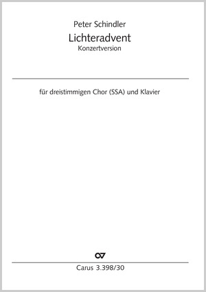 Schindler: Lichteradvent - Sheet music | Carus-Verlag