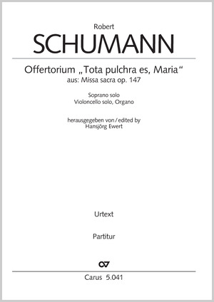 Schumann: Tota pulchra es, Maria - Sheet music | Carus-Verlag