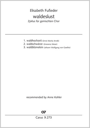 Fußeder: waldeslust - Sheet music | Carus-Verlag