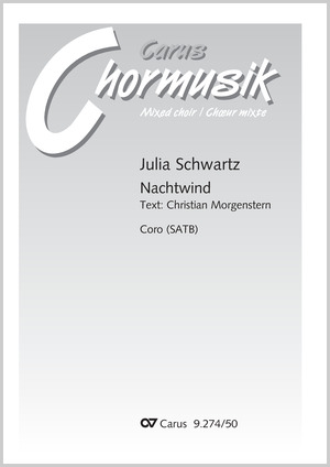 Schwartz: Nachtwind - Sheet music | Carus-Verlag