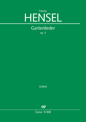 Hensel: Gartenlieder (Chansons de jardin) - Partition | Carus-Verlag
