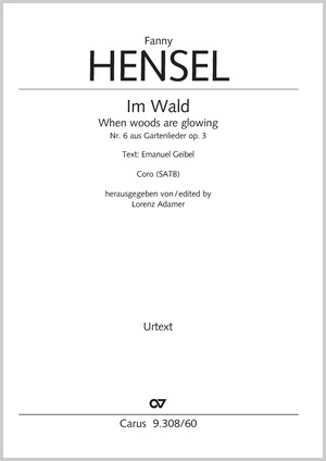 Hensel: When woods are glowing - Sheet music | Carus-Verlag