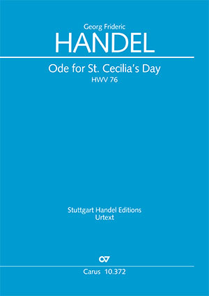 Händel: Ode for St. Cecilia's Day - Partition | Carus-Verlag