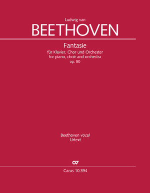 Beethoven: Fantasia for piano, choir and orchestra - Sheet music | Carus-Verlag