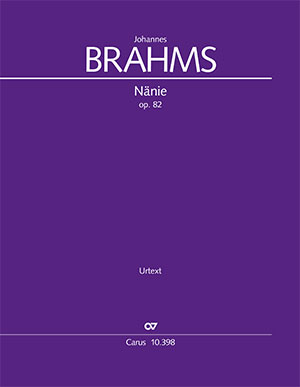 Brahms: Nänie - Noten | Carus-Verlag