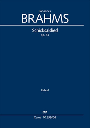 Brahms: Schicksalslied - Sheet music | Carus-Verlag