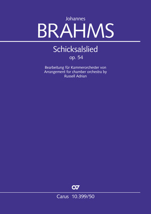 Brahms: Schicksalslied - Partition | Carus-Verlag