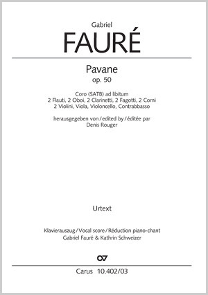 Fauré: Pavane - Partition | Carus-Verlag