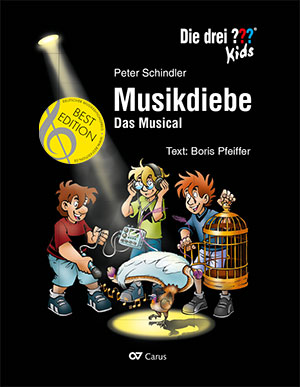 Schindler: Die drei ??? Kids: Musikdiebe - Partition | Carus-Verlag