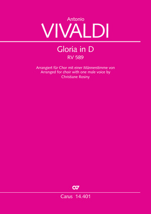 Vivaldi: Gloria in D - Sheet music | Carus-Verlag