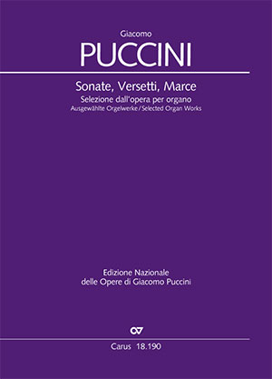 Puccini: Sonate, Versetti, Marce. Sélection d'œuvres pour orgue