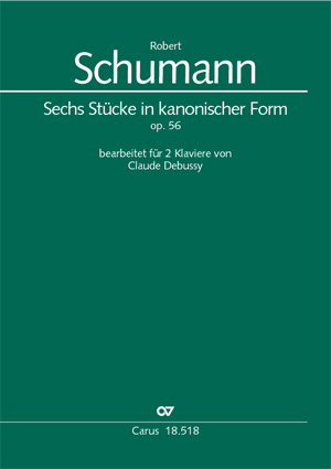 Schumann: 6 Pieces in the form of canons - Partition | Carus-Verlag