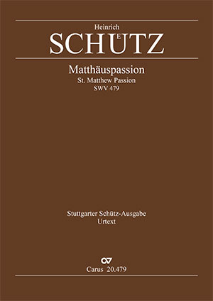 Schütz: Passion selon Saint Mathieu