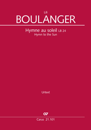 Boulanger: Hymne au soleil - Noten | Carus-Verlag