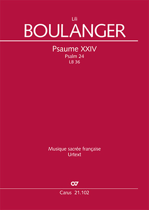 Boulanger: Psalm 24 - Sheet music | Carus-Verlag