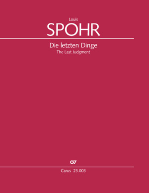 Spohr: The Last Judgment - Partition | Carus-Verlag