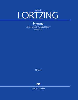 Lortzing: Hymne - Partition | Carus-Verlag