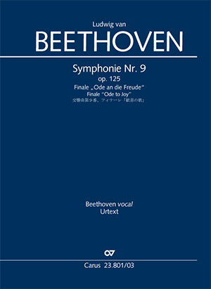 Beethoven: 9e Symphonie Beethoven. Finale - Partition | Carus-Verlag