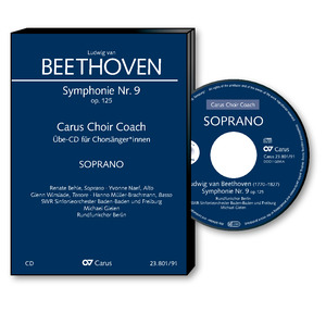 Beethoven: 9th Symphony. Finale (Choral Symphony) - CD, Choir Coach, multimedia | Carus-Verlag