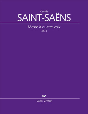 Saint-Saëns: Messe à quatre voix - Sheet music | Carus-Verlag
