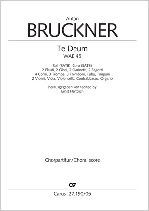 Bruckner: Te Deum - Noten | Carus-Verlag
