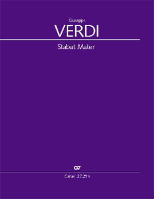 Verdi: Stabat Mater - Sheet music | Carus-Verlag