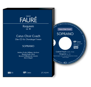 Fauré: Requiem. Version for symphony orchestra - CD, Choir Coach, multimedia | Carus-Verlag