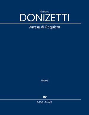 Donizetti: Messa di Requiem - Sheet music | Carus-Verlag
