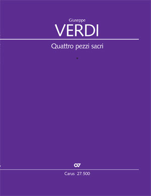 Verdi: Quattro pezzi sacri - Sheet music | Carus-Verlag