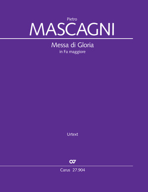 Mascagni: Messa di Gloria - Sheet music | Carus-Verlag