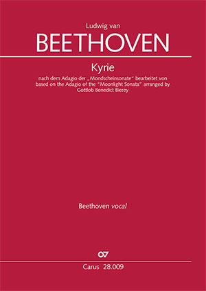 Beethoven: Kyrie nach dem Adagio der Mondscheinsonate - Noten | Carus-Verlag