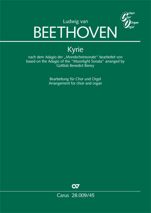 Beethoven: Kyrie based on the Adagio of the so-called "Moonlight Sonata" - Sheet music | Carus-Verlag