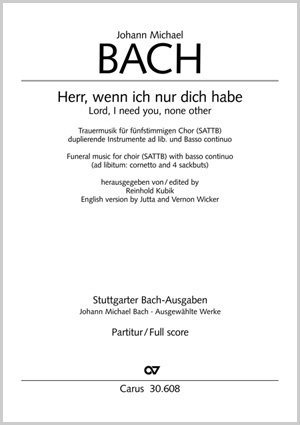Bach: Lord, if I have thee only