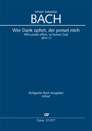 Bach: By praise offered ye honor, ye honor me - Sheet music | Carus-Verlag