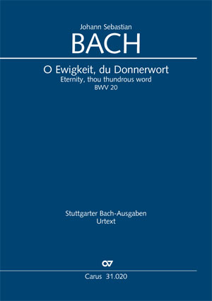 Bach: O Ewigkeit, du Donnerwort - Noten | Carus-Verlag