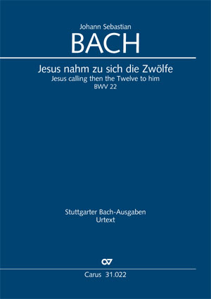 Bach: Jesus nahm zu sich die Zwölfe - Partition | Carus-Verlag