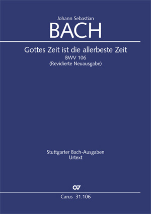 Bach: Gottes Zeit ist die allerbeste Zeit - Partition | Carus-Verlag