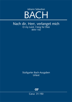 Bach: Nach dir, Herr, verlanget mich - Partition | Carus-Verlag