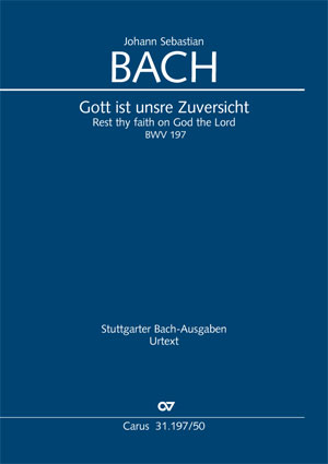 Bach: Gott ist unsre Zuversicht - Noten | Carus-Verlag