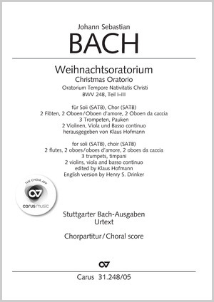 Bach: Christmas Oratorio - Sheet music | Carus-Verlag