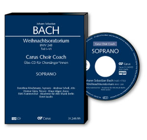 Bach: Christmas Oratorio - CD, Choir Coach, multimedia | Carus-Verlag