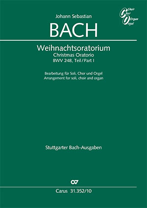 Bach: Oratorio de Noël, Partie I: Jauchzet, frohlocket! - Partition | Carus-Verlag